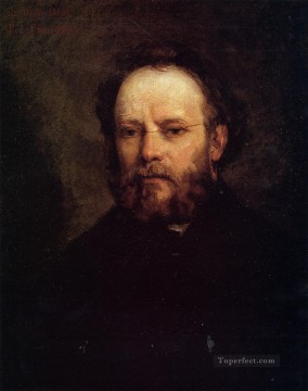 ギュスターヴ・クールベ Painting - ピエール・ジョゼフ・プルードンの肖像 写実主義の画家ギュスターヴ・クールベ